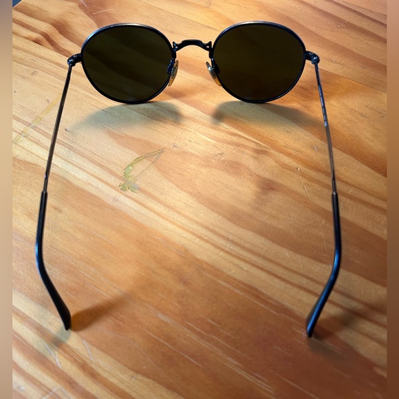 Vintage Giorgio Armani Unisex Wire Frame Round Sunglasses 652 722 140 Italy main image 5